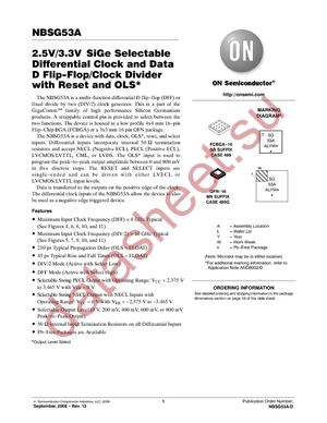 NBSG53ABA datasheet  